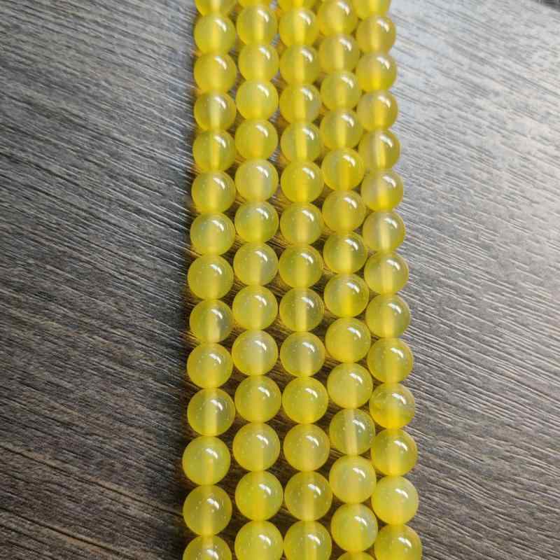 瑪瑙 ブレスレット ネックレス 用 パーツ 瑪瑙 光沢 丸玉 ビーズ 浅黄 深黄 4mm 6mm 8mm 10mm 12mm DIY..