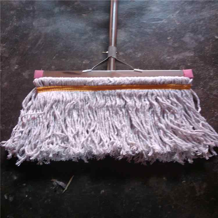 モップ ステンレス製 40cm 白糸 実寸38cm 軽量 (x10)