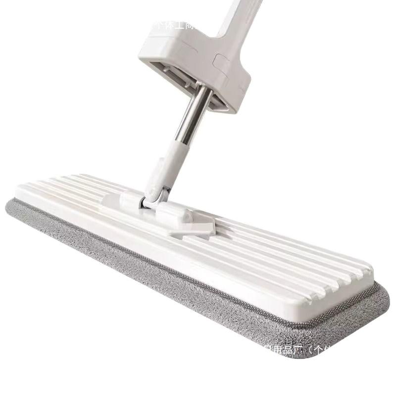 モップ 床拭きモップ 水拭き 乾拭き 両用 フロアモップ 家庭用 木製床 極細繊維 伸縮可能 ステンレス製