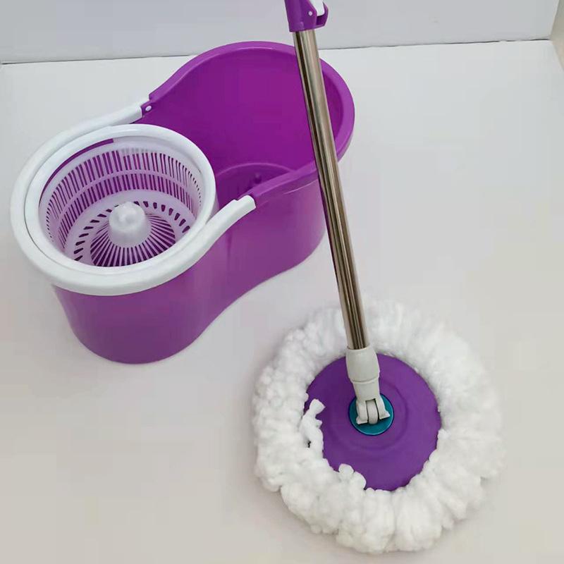 モップ レディース 回転式 脱水 速乾 バケツ セット 極細繊維 ステンレス製 モップ 絞り器 掃除用品 雑..