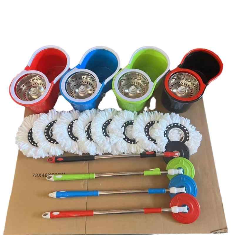 清掃用品 拖把 モップ バケツ セット 家庭用 洗車 回転式 脱水機能付き キャスター付き プラスチック製..