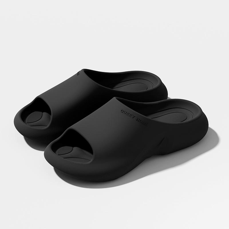 サンダル メンズ レディース 厚底 滑り止め 室内 履き 浴室 バス スリッパ ルームシューズ ペア EVA 無地 黒 グレー 茶色 アイボリー