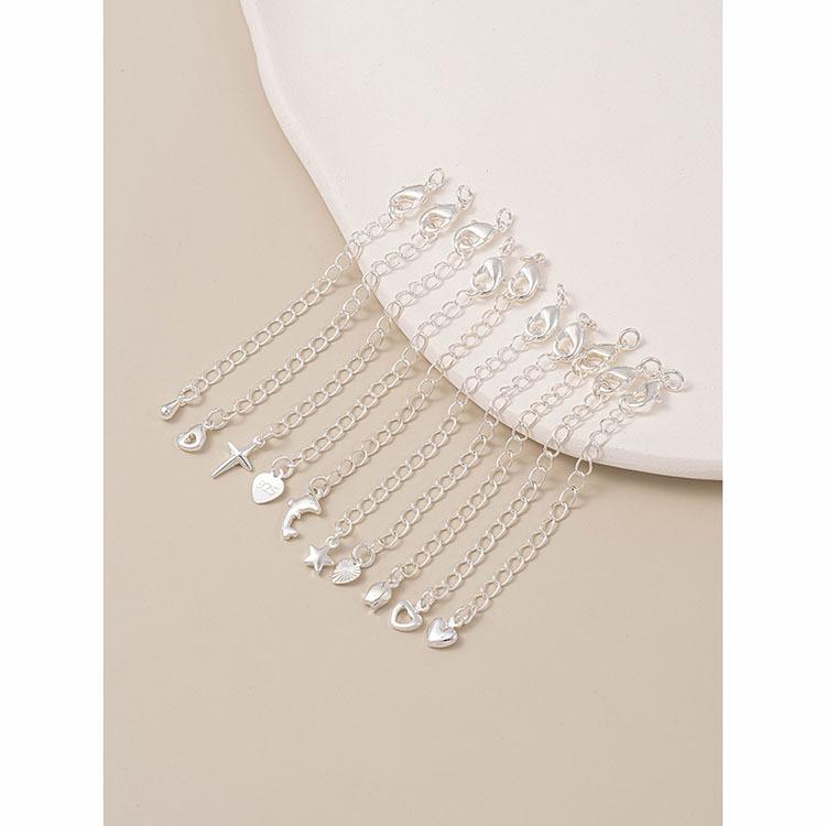 ネックレス レディース S925 シルバー 延長チェーン アジャスター 925刻印 鎖骨 手首 ブレスレット パ..