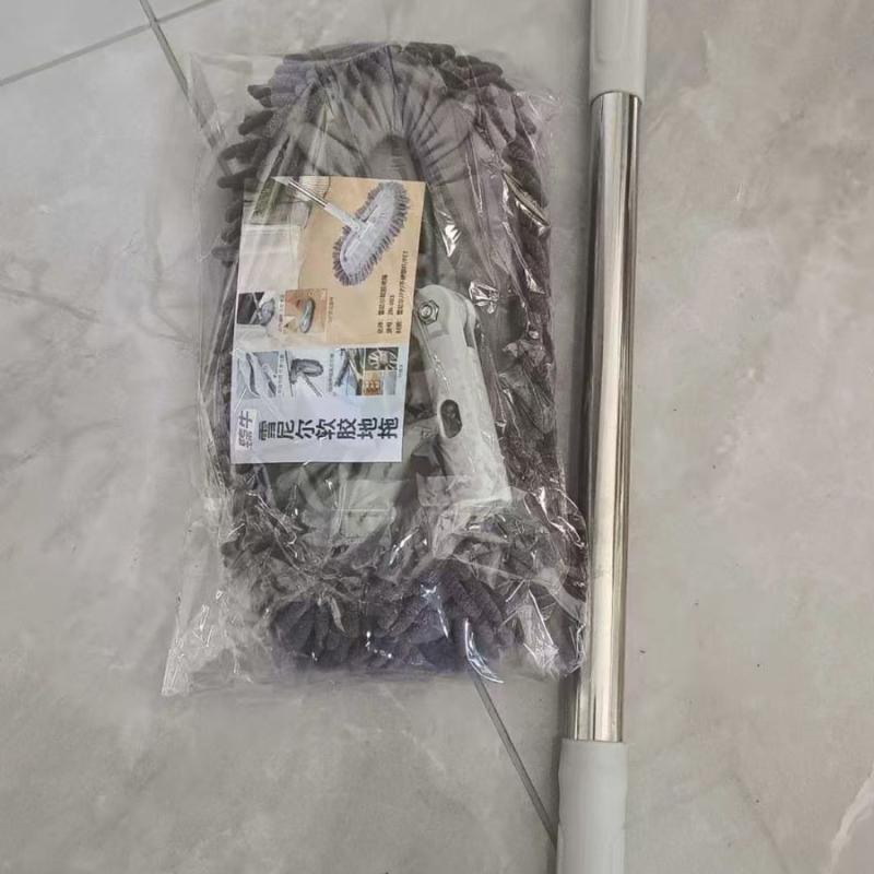 フロアモップ 家庭用 吸水モップ ステンレス製 水拭き 乾拭き 床掃除 モップ シェニール 替えモップ付..