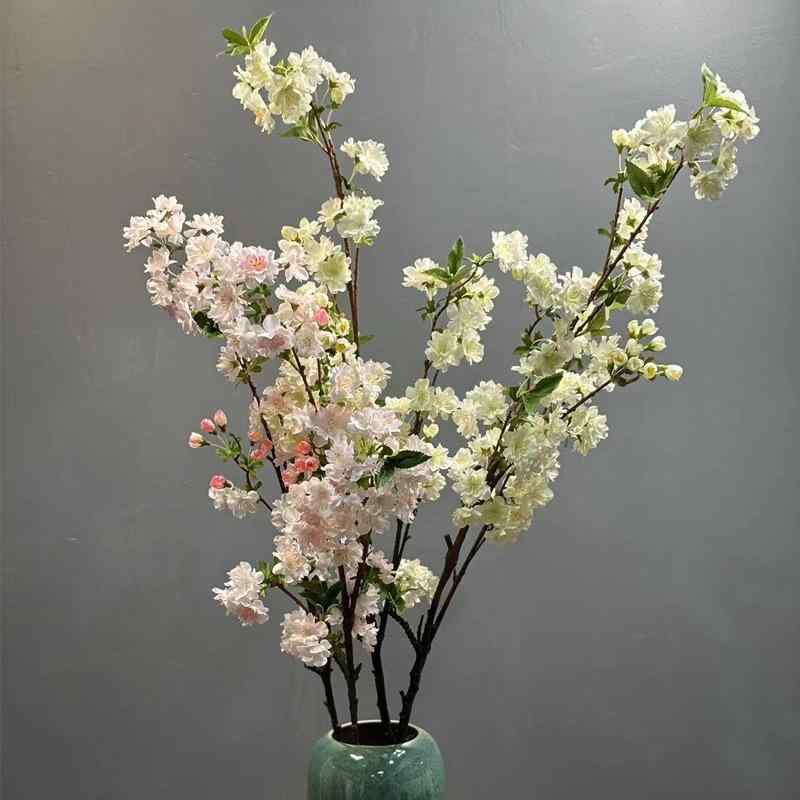 造花 インテリア 桜 ピンク系 96cm 6叉 撮影用小物 婚礼 ホームデコレーション