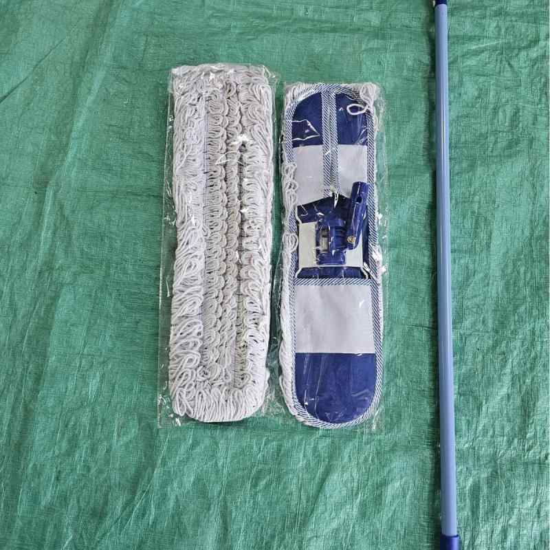 フロアモップ 業務用 大判 ダストモップ 綿糸 モップ 工場 ホテル 家庭用 床掃除 ホワイト 40cm 60cm 8..