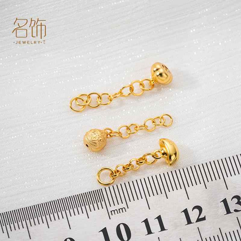 S925 シルバー 鍍金 吞金獣 テールチェーン 小熊 ネックレス ブレスレット エクステンションチェーン D..