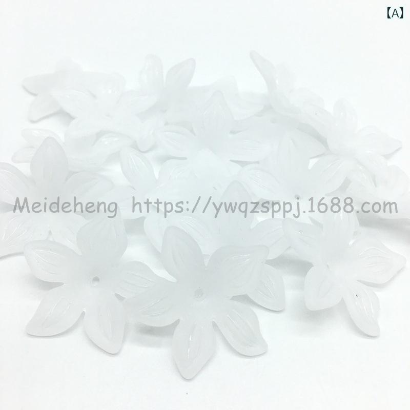 ヘアアクセサリー レディース 古風髪飾り DIY 花パーツ 花モチーフ ヘッドドレス 和装 髪飾り ホワイト イエロー パープル グリーン ピンク レッド ブルー オレンジ(x2)