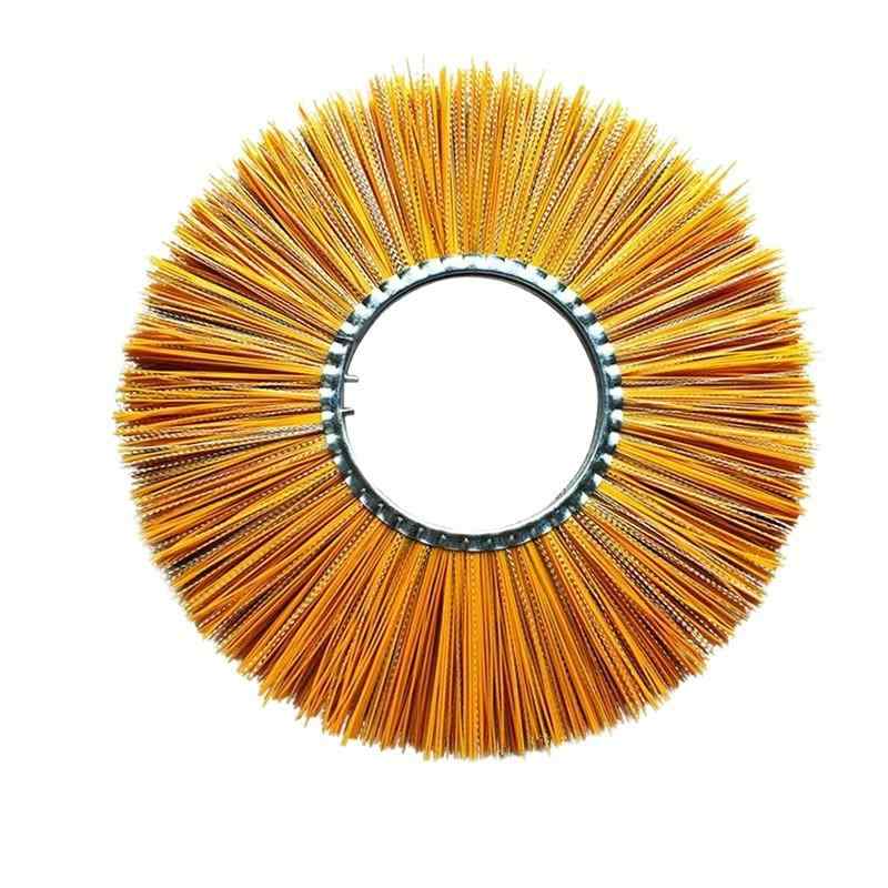 清掃ブラシ 除雪用 道路清掃 混合スチールワイヤー 凹凸型 ロータリー除雪機 スイーパー