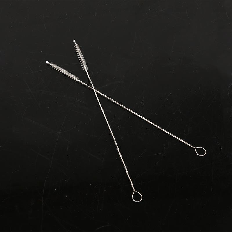 哺乳瓶 ストロー洗浄ブラシ 子供用水筒 ストローブラシ 毛ブラシ 水筒用ブラシ ステンレス チューブブ..