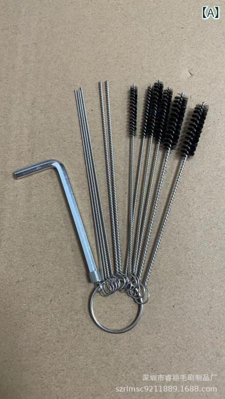 クリーニングブラシ 洗浄ブラシ オートバイ カー用品 工具 ステンレスワイヤー 13点セット ハンドル付..