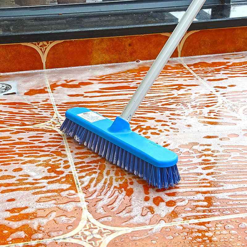 ブラシ レディース バスブラシ デッキブラシ タイルブラシ 床ブラシ 浴室ブラシ アルミ合金製 伸縮式 ..