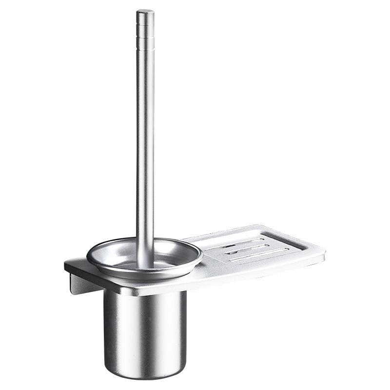 トイレブラシ トイレブラシホルダー セット アルミ合金製 衛生ブラシ トイレブラシ立て 浴室用ブラシ ..