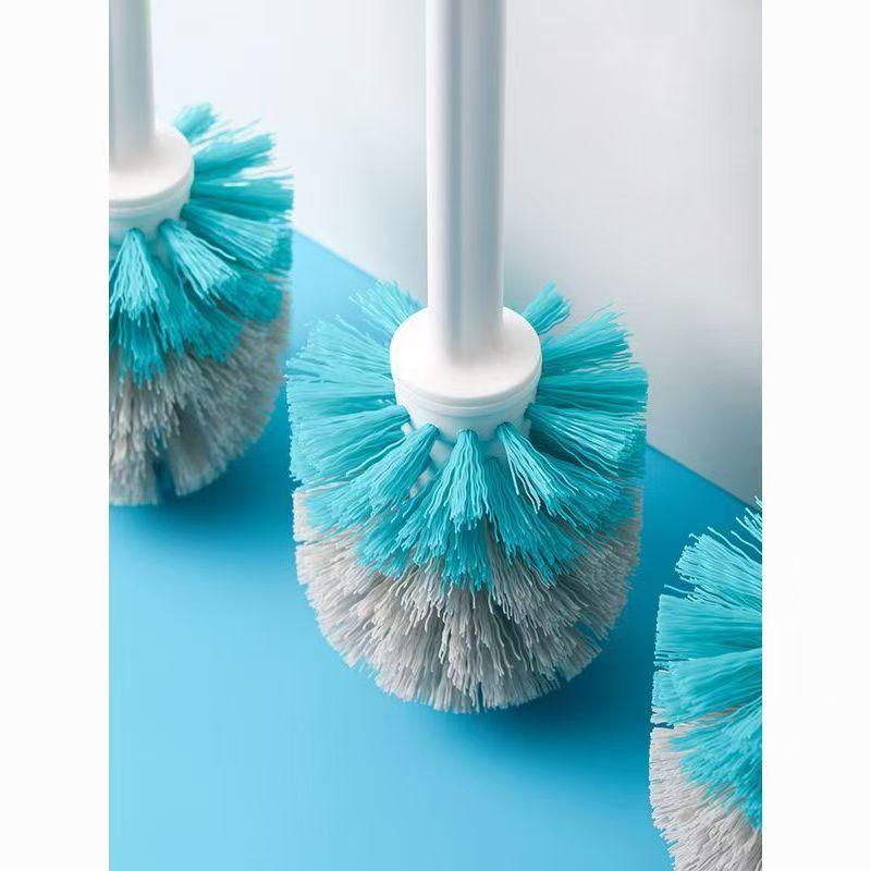 トイレブラシ レディース メンズ 壁掛け式 ガラスクレーパー ボール形 トイレブラシ セット プラスチッ..