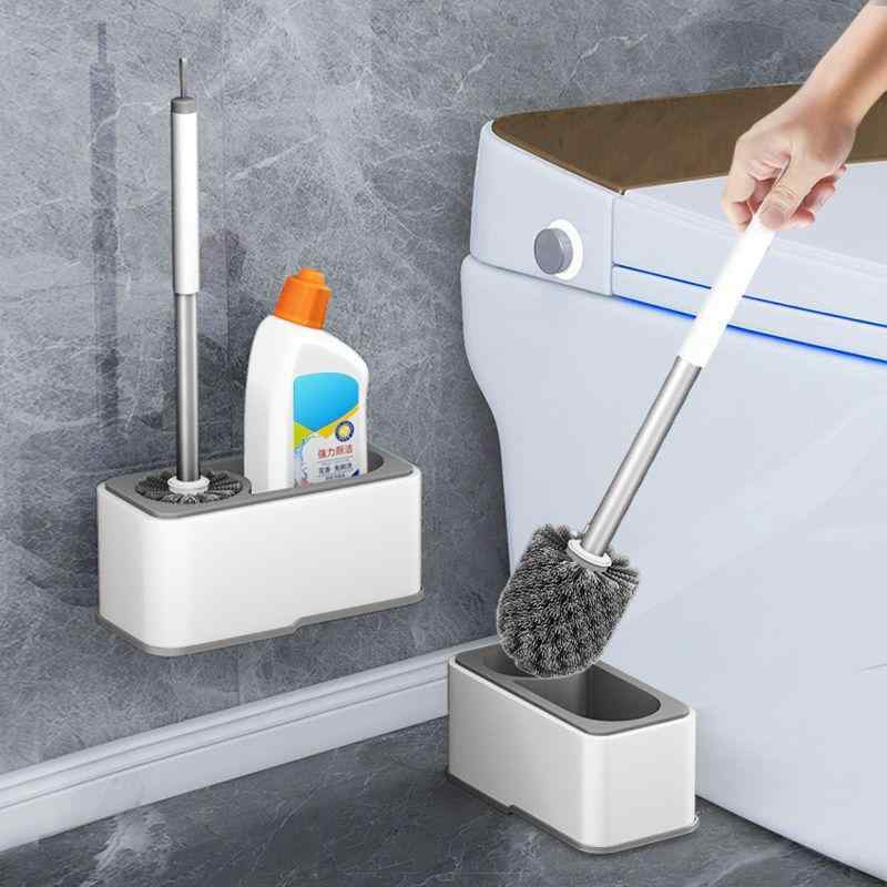 トイレブラシ 洗浄ブラシ トイレ掃除用品 掃除ブラシ 壁掛け式 床置き式 ナイロンブラシ 多機能