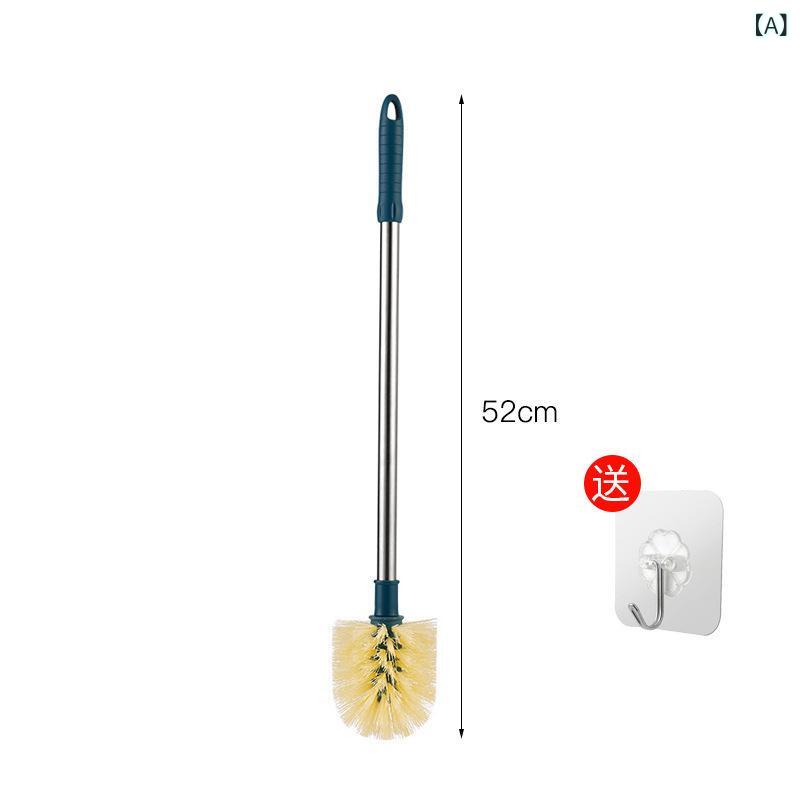 トイレブラシ 家庭用 トイレ清掃ブラシ 便器ブラシ 掃除ブラシ 衛生用品 掃除用品 ブルー ホワイト グレー 壁掛け 床置き