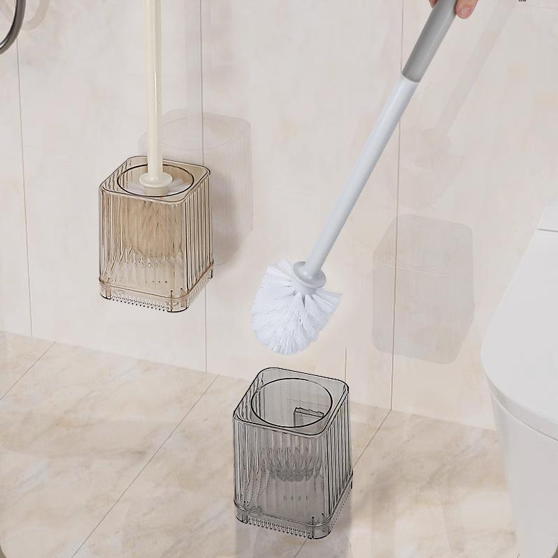 トイレブラシ 便座ブラシ 掃除ブラシ 2WAY 穴あけ不要 衛生ブラシ プラスチック製 混色(x40)