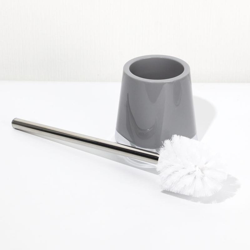 バスルーム 洗面用具 6点セット 歯ブラシ立て コップ トイレブラシ ゴミ箱 ローションボトル 収納 PP A..