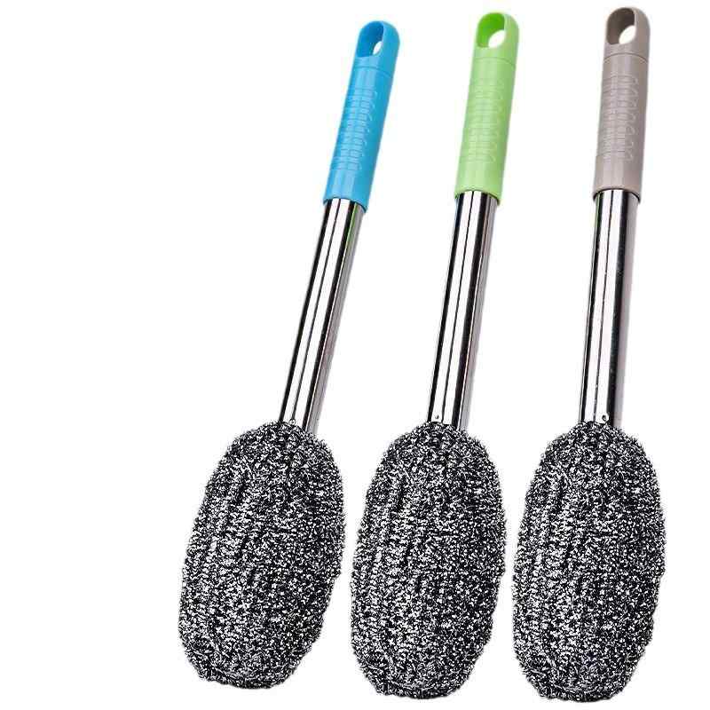 トイレブラシ 掃除用品 鋼線 長柄 ハンドル付き 便器 衛生陶器