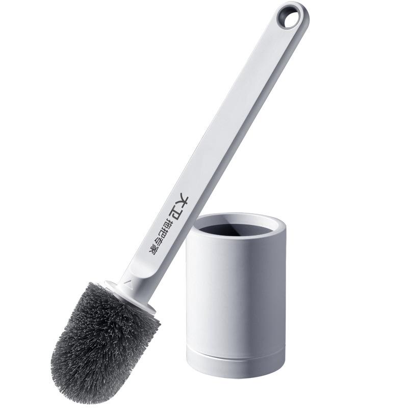 トイレブラシ シリコン トイレクリーナー 洗浄ブラシ 掃除用品 衛生用品 デッドスペース対応 ロングハ..