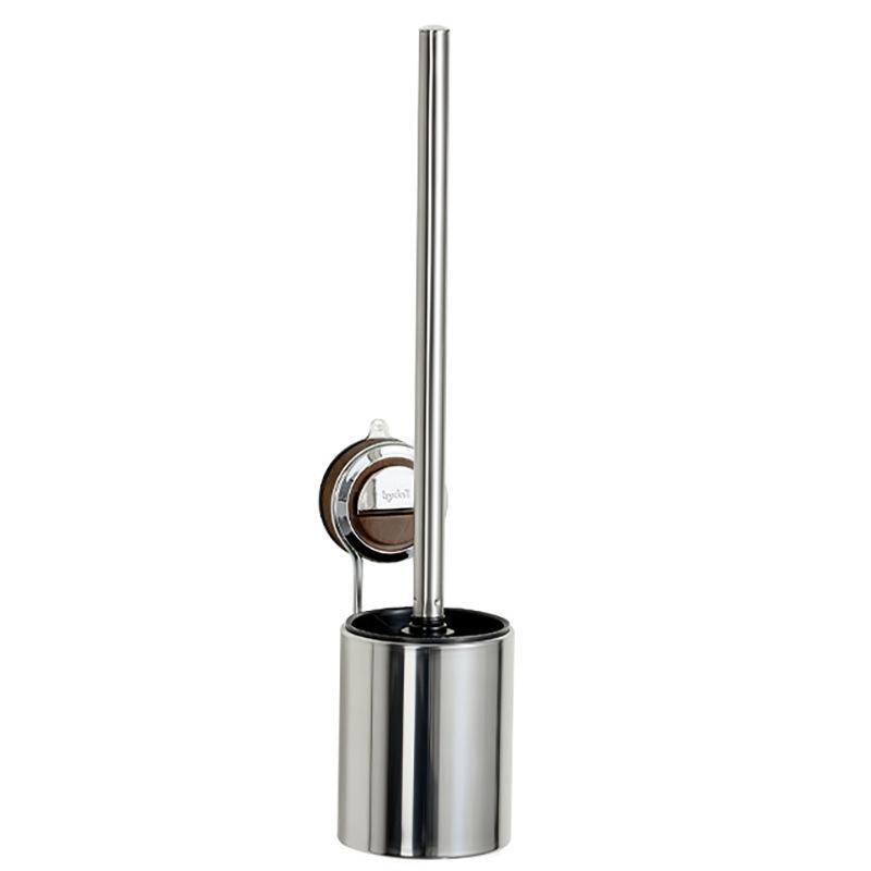 トイレブラシ 壁掛け式 吸盤式 豪華感 家庭用 トイレ掃除ブラシ 掃除用品 隅々まで洗える 胡桃木色 原..