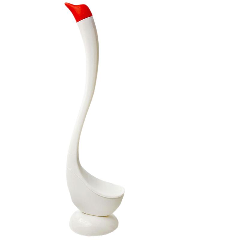 トイレブラシ スワン型 便器ブラシ ケース付き セット トイレ清掃用品 掃除ブラシ 隅々まで 届く トイ..