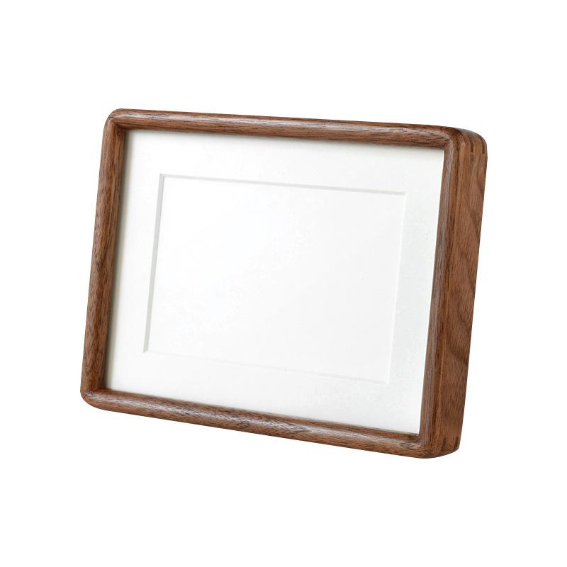 フォトフレーム 木製 おしゃれ 写真立て 無垢材 ブラックウォールナット 桜材 チーク サペリ ビーチ材 手作り 榫卯(ほぞ)構造 結婚祝い ウェ...