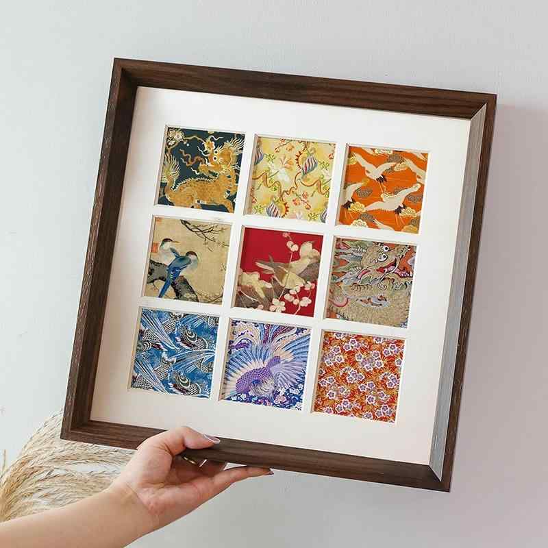 フォトフレーム レディース メンズ 木製 DIY 正方形 写真立て 複数枚 壁掛け 置き型 10 12 14 40 cm おしゃれ かわいい 思い出 記念日 誕...