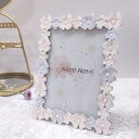 フォトフレーム 2連 愛心 花柄 メタル 写真立て 卓上 額縁 ギフト ウェディング ベビー エレガント リビング ベッドルーム 書斎 玄関(x20)