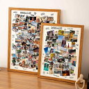 フォトフレーム 木製 写真立て カップル 写真 プリント パズル 手作り アルバム 正方形 長方形 誕生日 バレンタインデー ギフト 実木 寝室 記念 思い出 ...