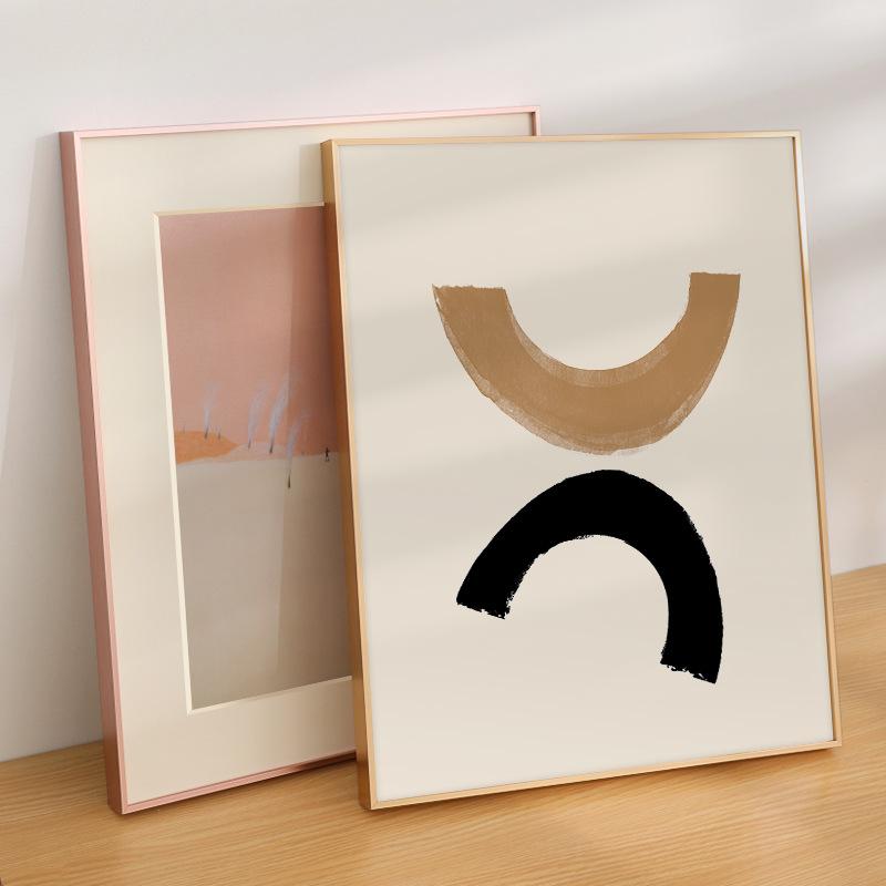 相框 アルミ合金製 壁掛け 写真立て ポスターフレーム 額縁 細枠 長方形 リビング 現代的 ミニマル シ..