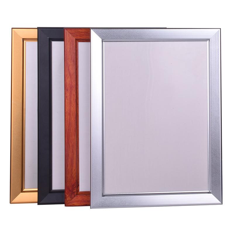 相框 A4 アルミ合金製 開閉式 壁掛け 額縁 ポスターフレーム 写真フレーム 広告フレーム モダン ミニマ..