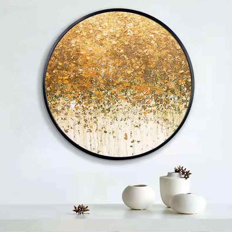 相框 金属製 丸型 フレーム (外枠) 鏡 ミラー 額縁 アルミ合金製 厚さ2cm 35cm 直径50cm 60cm 70cm 80c..