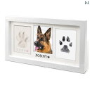 フォトフレーム 木製 ペット 手形 足形 メモリアルフレーム 写真立て 壁掛け 卓上 ベビー 赤ちゃん 記念 出産祝い 内祝い ギフト リビング 寝室(x50)