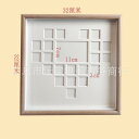 フォトフレーム レディース 正方形 木製 ハンドメイド 写真立て ハート オーク材 36分割 9分割 ロマンチック デコレーション アート ディスプレイ ギフト...