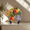 置物 オブジェ 柿 相框 リビング オフィス 玄関 飾り棚 引っ越し祝い ギフト