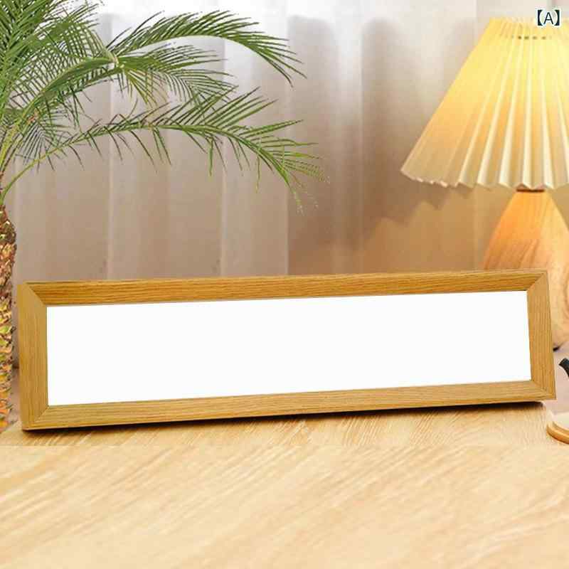 フォトフレーム 写真立て 長方形 壁掛け 卓上 原木色 胡桃木色 ブラック 12x62cm 14x42cm 105x32cm 22x..