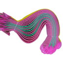 ボディタオル レディース メンズ 男女兼用 コットン 背中洗い 厚手 カラフル ロング 垢すり(x20)