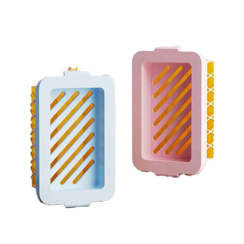 石鹸ケース レディース メンズ 多機能 石鹸置き 泡立てネット付き 蓋付き プラスチック ブルー ピンク..