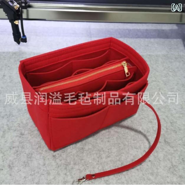 化粧ポーチ レディース ママ コスメポーチ 整理用バッグ トラベルポーチ インナーバッグ 無地 レッド パープル オレンジ ベージュ ピンク系 ネイビー チョコレート色 アイボリー ローズレッド ライトグレー ダークグレー(x3)