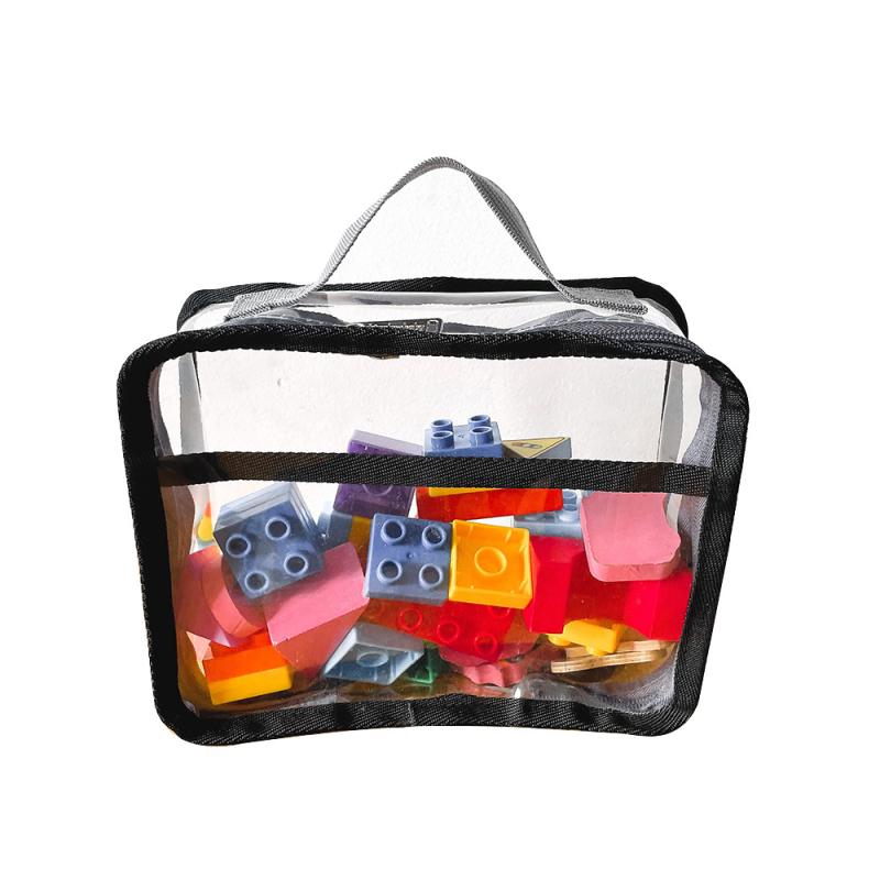 洗面用品収納バッグ レディース メンズ 透明PVC 化粧ポーチ ランドリーバッグ トラベルポーチ 立方体 雑貨収納 衛生用品収納 多機能ポーチ(x300)