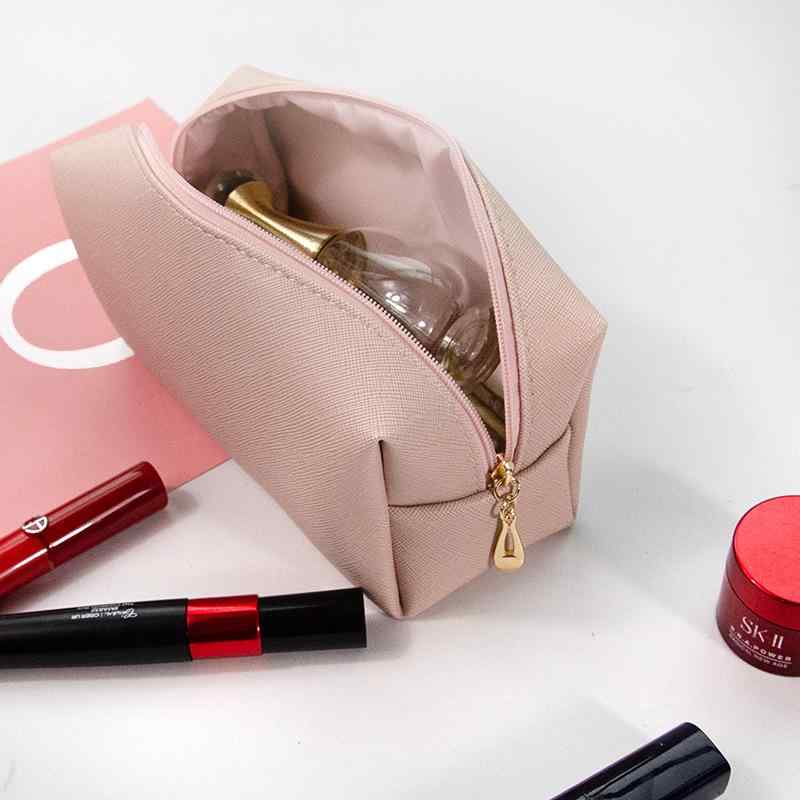 メイクアップバッグ レディース ミニ 化粧ポーチ ペンケース シンプル 防水 撥水 コスメ収納 仙女粉