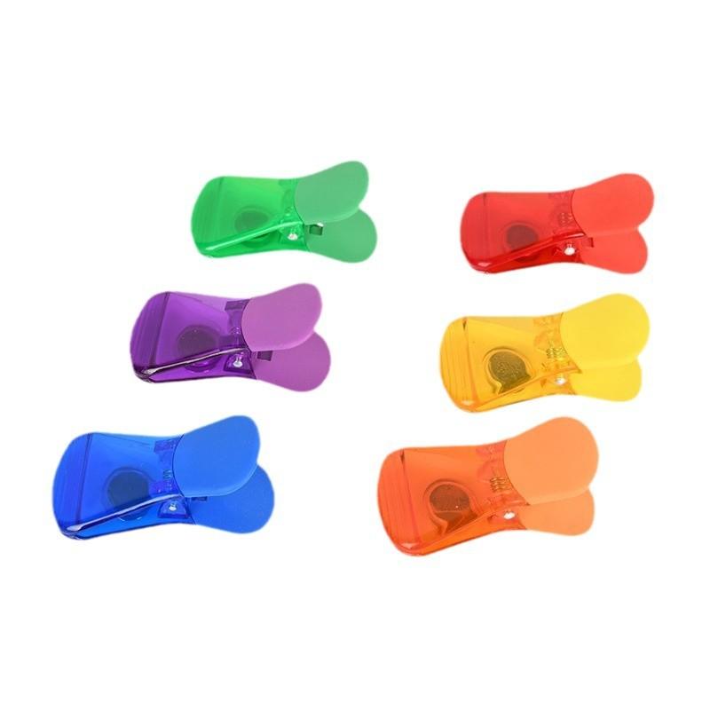 封口クリップ 食品袋 密封クリップ 磁石付き 冷蔵庫 キッチン雑貨 調味料 湿気防止 8個セット(x50)