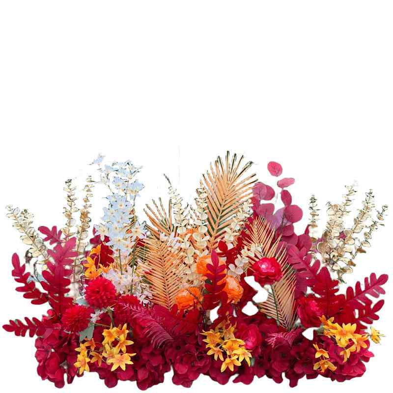 造花 結婚式 ウェディング アーチ デコレーション 舞台 背景 花 壁掛け 飾り