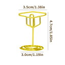 カードスタンド 文具 事務用品 博士帽 ゴールド 名刺ホルダー メモクリップ ペーパークリップ デスク収納 ステーショナリー(x20)