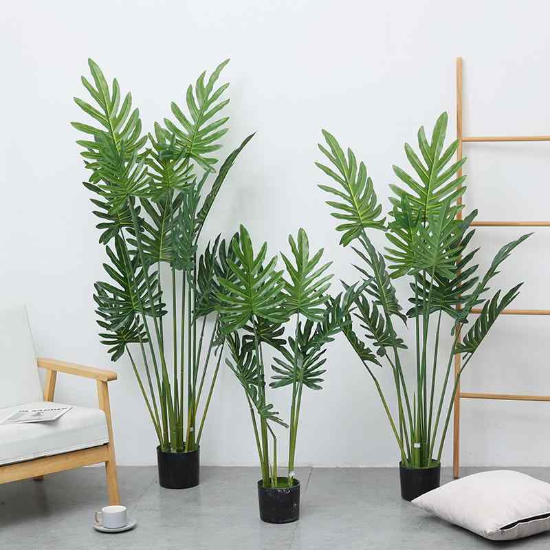 造花 春雨葉 フェイクグリーン 100cm 140cm 160cm フラワー ウェディング パーティー イベント ホーム..