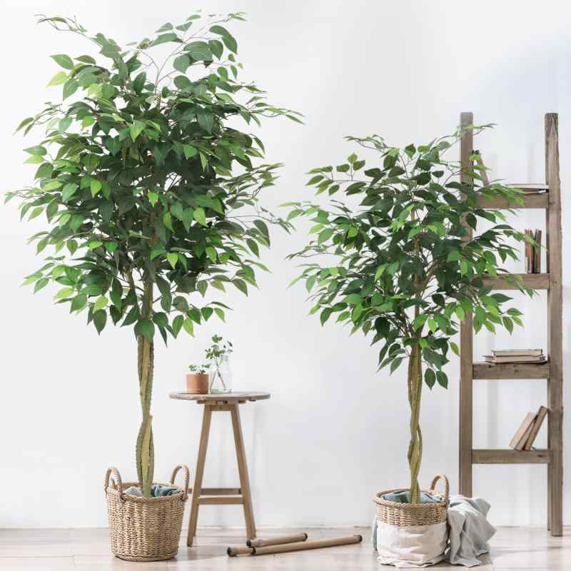 観葉植物 人工 榕樹 フェイクグリーン デコレーション 室内 ショーウィンドウ ホテル ディスプレイ 撮影道具 高さ120cm 150cm 180cm 210cm