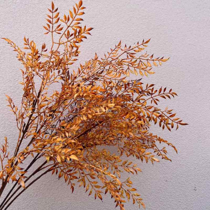 造花 インテリア 結婚式 ビジネス ディスプレイ パーツ 撮影道具 オレンジ系 コーヒー色