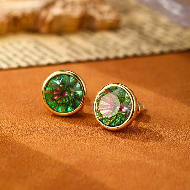 ピアス レディース シルバー925 小さめ デイジー フラワーモチーフ レッド ブルー 赤 青 イヤリング 人工水晶 ドロップピアス エナメル 琺瑯 春夏