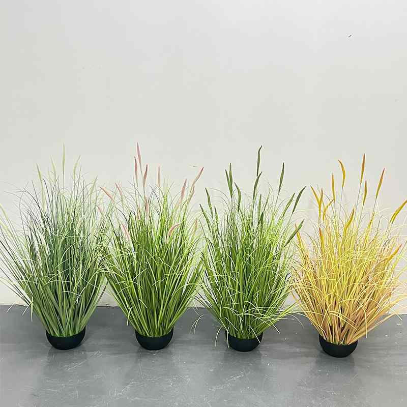 造花 シンプル 犬尾 葦 盆栽 園林 庭 景色 ガーデニング 素材 ホーム デコレーション 70cm 120cm(x2)